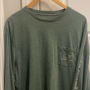 Vineyard Vines Whale Long-Sleeve Pocket Shirt (L)